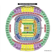 Mercedes Benz Superdome New Orleans La Seating Chart View