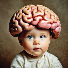 Мозг ребёнка одного года» — создано в Шедевруме