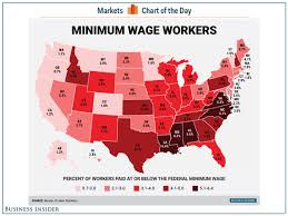 Minimum Wage State Map Business Insider