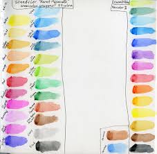 Watercolor Crayon Lesson 1 Color Charts Mary Mcandrew