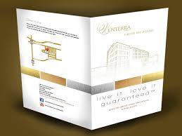 Professional Serious Apartment Brochure Design For Venterra Realty
