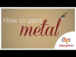 how to paint metal you