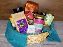 What can I put in a tea theme gift basket?