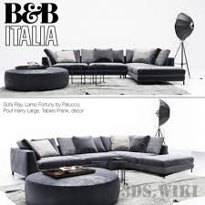 b b italia ray sofa and other items