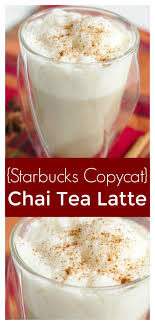 starbucks copycat chai tea latte