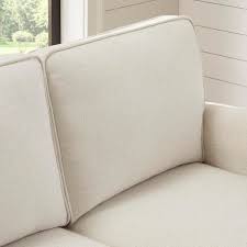 Modern Flared Arm Fabric Sofa