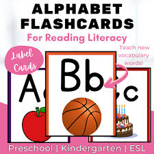 alphabet flash cards for reading