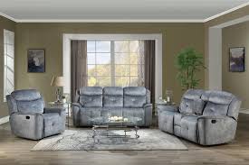 55030 Mariana Gray Reclining Sofa Set