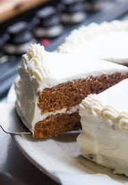 carrot cake with cream cheese frosting