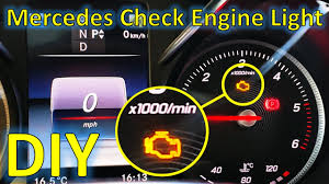 mercedes check engine light how to