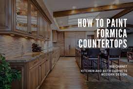 how to paint formica countertops step