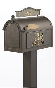 whitehall premium mailbox package with