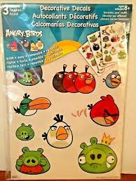 angry bird decorative decals wall