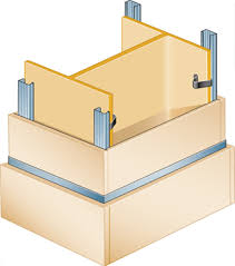beam encasement partitioning systems