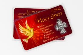 holy spirit prayer card