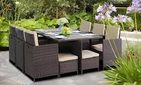 9 Or 11pc Rattan Effect Cube Sets Groupon