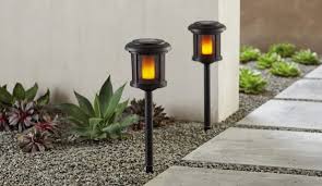 Solar Flicker Flame Path Light