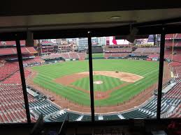 View From The Announcers Suite Picture Of Busch Stadium