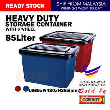We also offer a premium selection of conductive bins and conductive storage systems. 85l 3388 Heavy Duty Storage Container Box With Wheels Kotak Plastik Dengan Roda Storage Box Toyogo