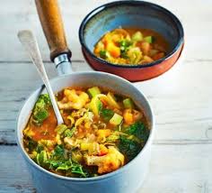 A can of chicken noodle soup has 62 calories, and a cup of minestrone soup has 82 calories. Low Calorie Soup Recipes Bbc Good Food