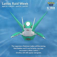 Latios Raid Week Announced Shiny Latios Is Coming