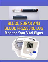 Blood Sugar And Blood Pressure Log Keep Track Of Your Blood Sugar