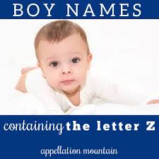 boy names containing z ezra khaza