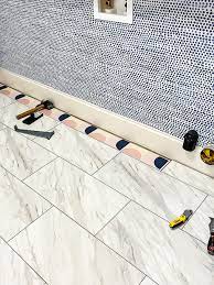 how to install a floating tile floor