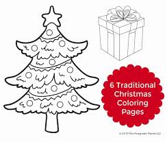 traditional christmas coloring pages