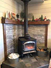 Corner Wood Stove Wood Stove Hearth