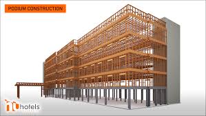 build a five story wood framed hotel