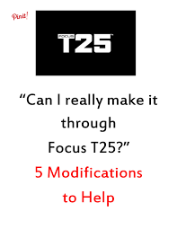 wondering if you can do focus t25 workouts yes you can and these