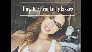how to diy quick fix crooked glasses