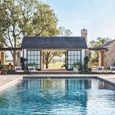 Texas Farmhouse Pool House
