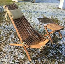 wooden patio chair recliner foldable