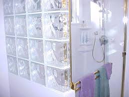 glass block shower remodel in marin