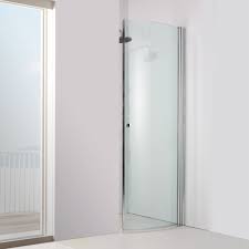 Curved Swing Door In Clear Tempered
