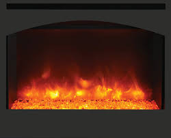 Electric Fireplace Arch Steel
