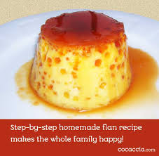 homemade flan recipe provides a family