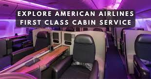 american airlines first cl the