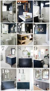 20 beautiful modern farmhouse bathroom ideas to try in your home. Navy Bathroom Decorating Ideas