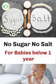 why no salt or sugar for es till 1