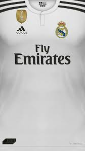 Real madrid logo, simple background, no people, representation. Real Madrid Jersey Wallpapers On Wallpaperdog