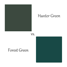 hunter green vs forest green