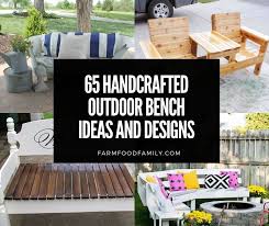 Handcrafted Outdoor Bench Ideas