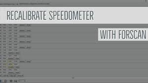 Correcting Speedometer Tire Size In Forscan 15 17 F150