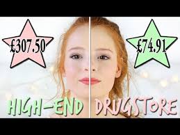 high end vs makeup tutorial