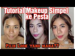makeup simple ke pesta you