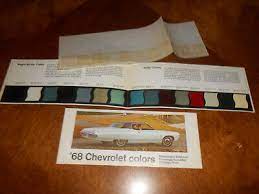 1968 Chevrolet Paint Color S