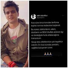 Gazete Vip on Twitter: "Lenfoma teşhisi konulan Arif Güloğlu, sosyal medya  hesabından paylaştığı mesajda; "Bu hastalığı hızla atlatacağıma inanıyorum"  dedi. #arifgüloğlu #bkm #çghb2 https://t.co/j0D3ZsmpED" / Twitter